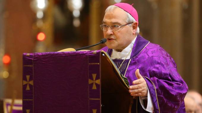 L’arcivescovo di Ferrara Luigi Negri (foto Businesspress)