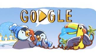 Il doodle di Google per le feste