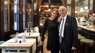 Una foto dello chef Giacomo Bulleri insieme alla figlia Tiziana (Ansa) Una foto dello chef Giacomo Bulleri insieme alla figlia Tiziana (Ansa)