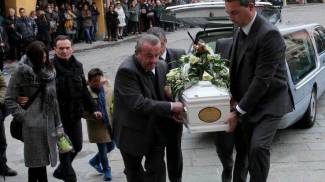I funerali del piccolo Alessandro
