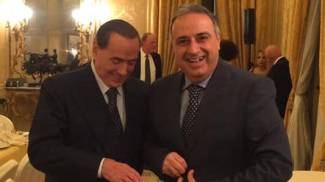 Danilo Mariani with Silvio Berlusconi