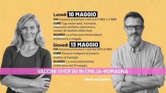 Vaccini agli over 50 in Emilia Romagna: come prenotare