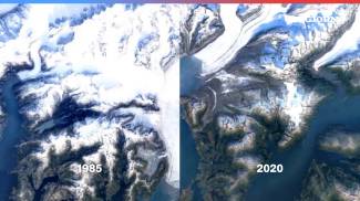 Il ghiacciaio Columbia, in Alaska
