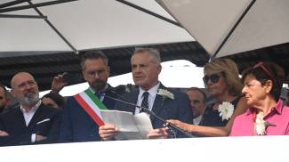 Il discorso di Paolo Bolognesi in piazza Medaglie D&#39;Oro