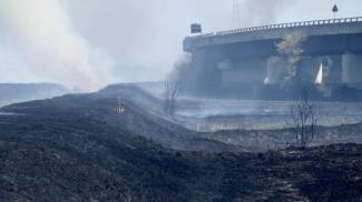L&#39;incendio in Fipili (Foto Novi)